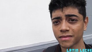 Fresh-Faced Latin Twink Moises Gets Fucked POV & Cums Hard