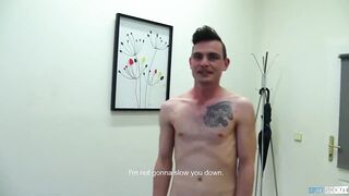 Skinny Czech Brunette Gets Fucked Hard on theDesk -DirtyScout