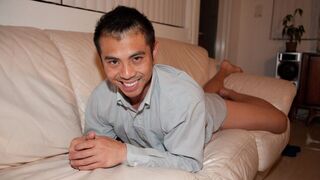 Hot Asian Stud Niko Reeves jerks his sexy cock for intense pleasure.