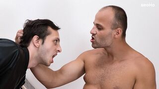 Bald Man Pounds Young 18+er Guy Raw in Passionate USA Fuck