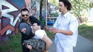 Burglar’s Surprise – Luke, Peter Uman, and Ray Get Wildly Fucked