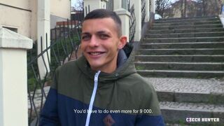 Skinny Twink Gets Rough Anal THEN Facial from Czech Hunter