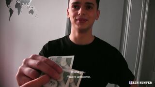 CuteBrunetteGuyGetsFuckedHardbyCzechHunter POV