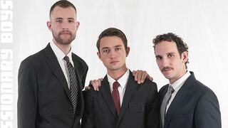 Threesome Anal Bliss with Missionary Boys 18+ – Elder Anderson, Bishop Davies, and President Manwaring