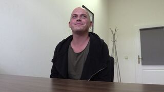 Bald Beauty Gets Facial After Steamy Audition Shooting