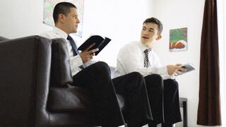 Wrestling for Pleasure – Missionary Mat Ménage with Elder Hardt & Jordan