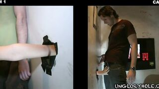 J. Jay and Seth Jenkins Suck Each Other Senseless in Uncensored Glory Hole Fun