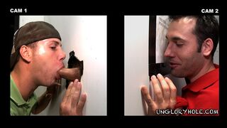 Straight Men Tyler Hunt and Gene Neeley Explore Gloryhole Thrills
