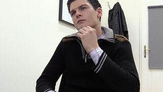 Horny Guy Blows Load in Steamy Casting Video - Scout Seduction