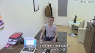Twink Cums in Glass During Naughtier Casting Session