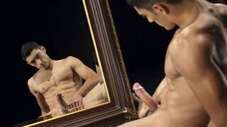 Nickolay Petrov Seduces His Mirror Image in Hot Solo Session