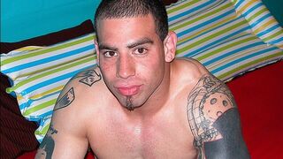 Tattooed Duke Strokes His Enormous Cock