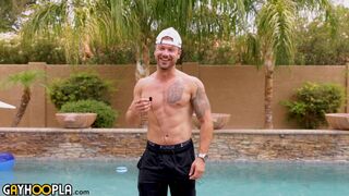Muscular Travis Castro Jacks Off Intensely - Gay XXX Video