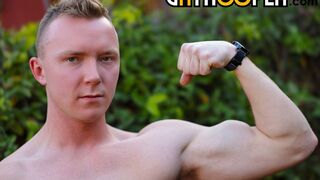 Justin Fletcher Teases His Meaty Dick in Hot Gay XXX Scene