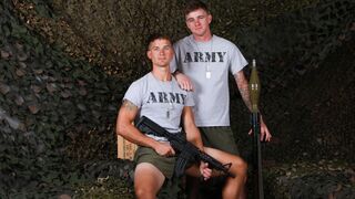 Hot Military Men Brandon Anderson & Ryan Jordan Share Intense Passion