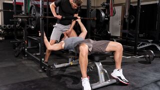 Roman Todd and Alexander Muller Pound Each Other Hard at the Gym