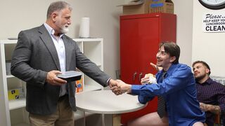 Office Threesome – Jack Hunter &Keith Foxxx Pleasure Horny Boss