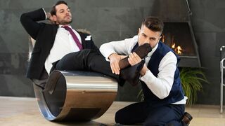 Suited Sexpot Papi Kocic Gets Fucked Hard by Allen King