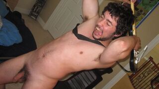Hunky David West Masturbates His Thick Meaty Cock