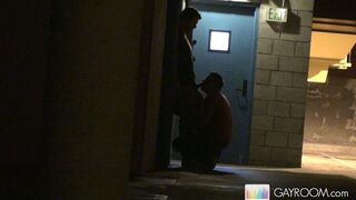 Passionate Public blowjob - SloppyGayXXX Action