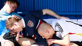 Kinky Soccer Sex – Alex Stevens and Jay Renfro Score BigGay Pleasure