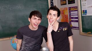 Alex Todd & Colby London Teach Twinks in Hot ClassroomFuck