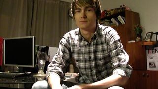 Floppy-Haired Twink Cums All Over My Face - Dirty Deeds POV