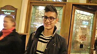 Czech Cutie in Glasses Cums All Over Cock – Hot POV Action