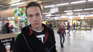 Bald Teen 18+ Gets Fucked by Stranger - HotGayXXX