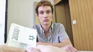 Frizzy Twink’s Debt Leads to Wild Fucking Fun