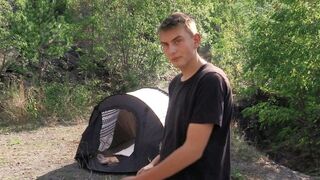 Slutty Hiker Gets Tent Fucked by Horny Stud