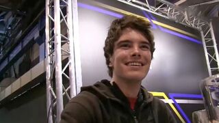 Karting Cutie Gets Hardcore Anal Action in the Backroom - XXX Gay