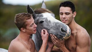 Corbin Fisher Enjoys Passionate Sex with Gay Guys in Sunny Cabinwoods