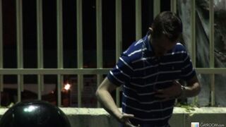 Brice Carson’s Spectacular Public cumshot showdown - Gay XXX Passion