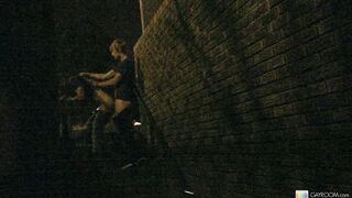 Thirsty Dylan Hauser Gets Fucked Hard in the Back Alley Gay Sex