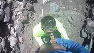 Hot Young 18+ Tourist Finds Me Pissing –Unexpected Sexy Encounter