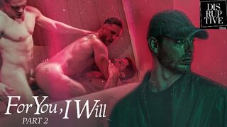 Carter Woods Chases Crush to Bathhouse, Watches Wild DP Threesome Heat Up