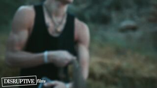 Muscle Hunk Pounds Gay Hitchhiker by the Roadside
