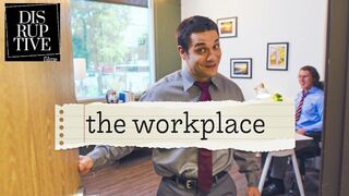 Hunk Nails His Boss at Work in Steamy OfficeGay Parody Scene