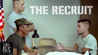 Army Jocks Roughly Fuck Shy New Recruit, Teaching HimDirty Tricks