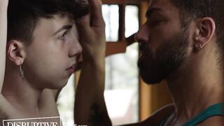 Tied-Up Twink Gets Railed by Wild Man Adam Ramzi & Troye Jacobs Live