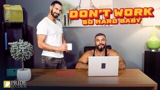 Hot Bear Ditches Work to Bareback His BF with Fierce Passion