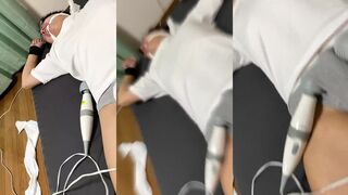 Teen 18+ Vibrator Action – Shaking His Tight Ass Off Wildly