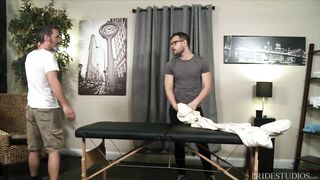 Massage Therapist Sucks Silver stepdaddy's Dick Before Wild Ride on Massive Cock