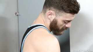 Huge Dicks Pounding Each Other Raw in Public Toilet Stall