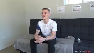 Fit Amateur Twink Kyle Brant's SteamyGayAudition Next Door Casting