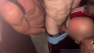 Risky 19-Year-Old Twink Gets Barebacked by Random Strangers