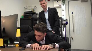 Britain’s Next Top Model Moves Aside, Bends Him Over Desk for Mind-Blowing Sex
