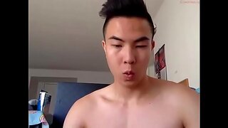 Asian Guy Slowly Jerks Off in Hot Solo Cam Action