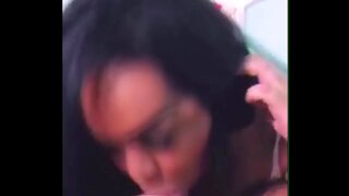 Delicious blowjob from feminine trans neighbor next door
